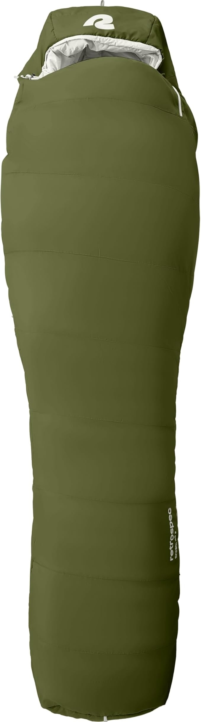 Retrospec Dream Sleeping Bag - 5, 15, 30 Mummy for Camping, Insulated Cold Weather, Lightweight Stuff Sack, Water-Resistant, Adjustable Draw Cords, Adult