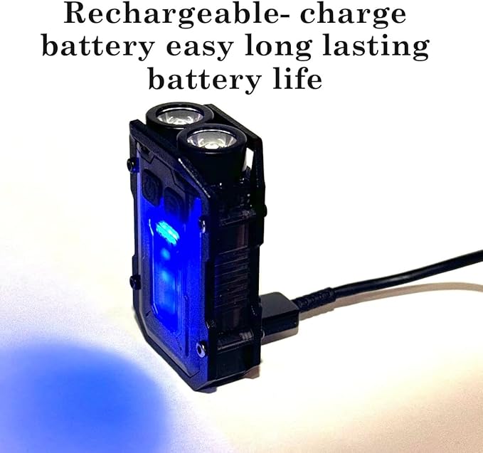 O' Brothers Outdoors Emergency Survival Small EDC Portable Keychain Flashlight LED for Sports Camping Hiking Fishing, Black, mw-s9037
