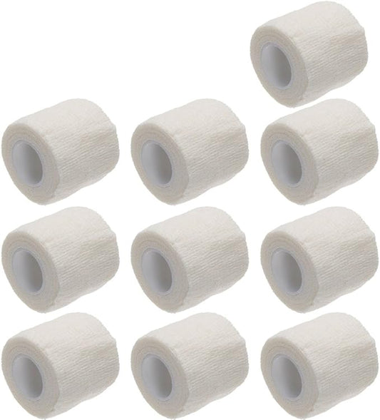 ESUPPORT 2 Inches X 5 Yards Self Adherent Cohesive Wrap Bandages Strong Elastic First Aid Tape for Wrist Ankle Pack of 10