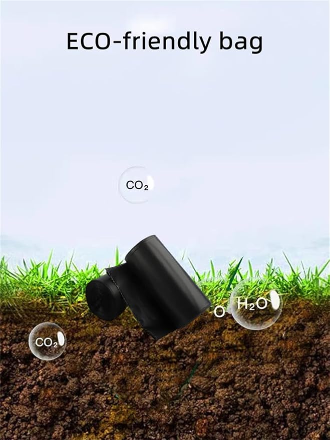 80 pack Portable Camping Toilet Bags, 8 Gallon Drawstring Biodegradable Camping Potty Bags Waste Bags for Outdoor Boating Travel Car Bathroom