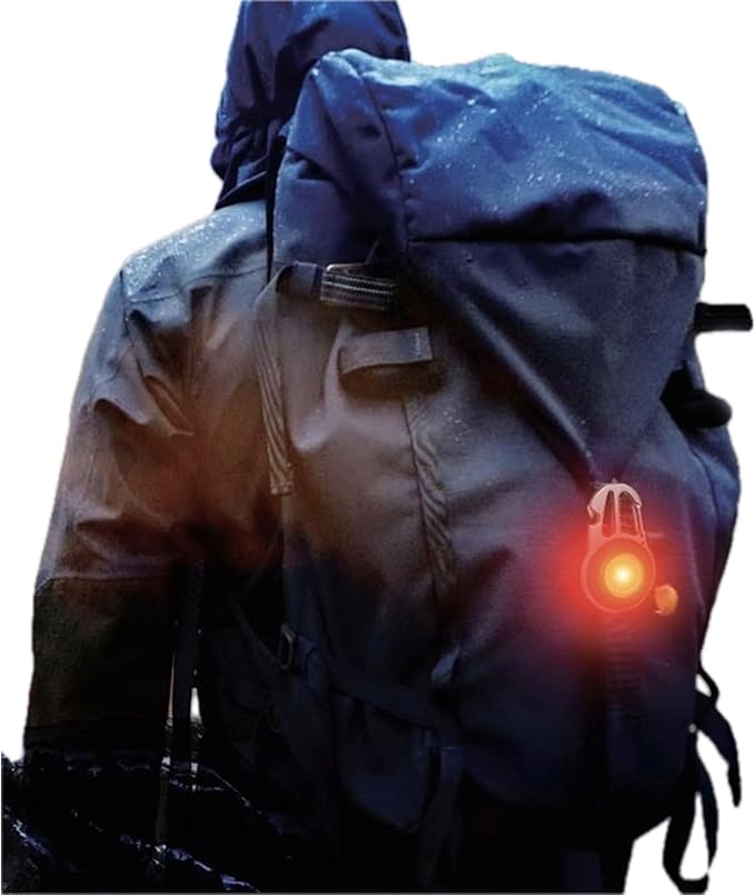 SAINT LIGHT Multifunctional Mini LED Light with Handheld Tripod, 1000 Lumens Bright, Rechargeable & Water Resistant, 7 Light Modes, for Backpack, Camping, Hiking, Emergency and Car uses
