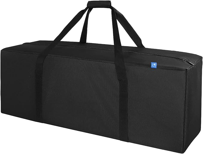 COOLBEBE 36" Sports Duffle Bag - 100L Large Travel Duffel Luggage Bag with Upgrade Zipper, Sturdy & Water Resistant, Black
