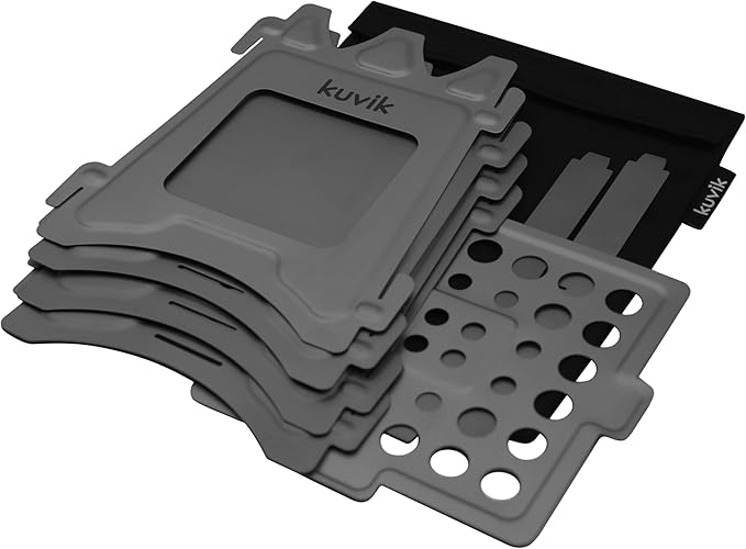 Kuvik's Titanium Wood Stove - Ultralight and Compact Stove for Backpacking, Camping, and Survival