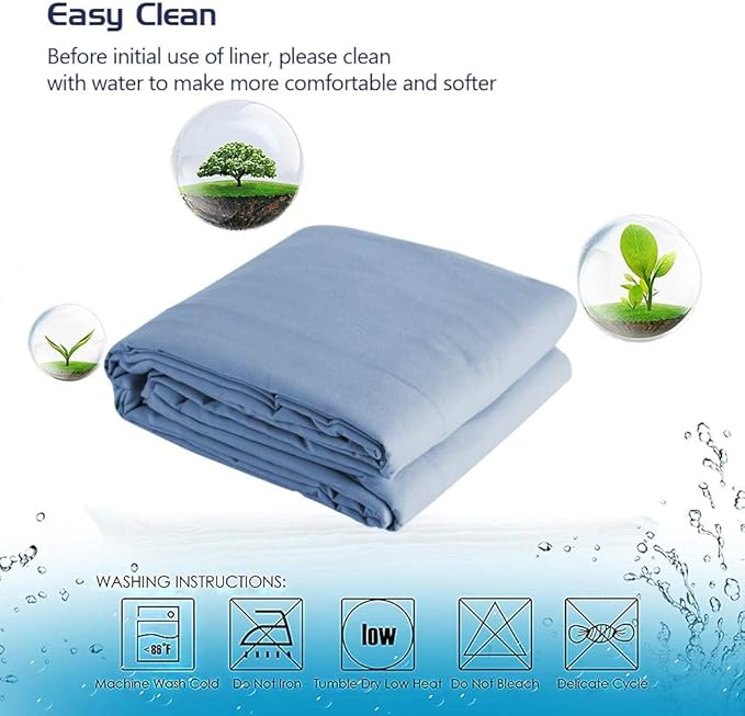 Sleeping Bag Liner Camping Travel Sheet Lightweight Hotel Sheet Compact Sleep Bag Camping Youth Hostels