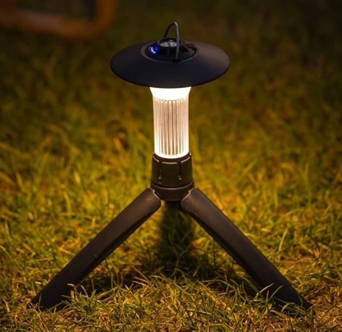 Outdoor Portable Camping Lights,LED Rechargeable Flashlights Magnetic, USB Pocket Flashlight with 3 Modes, Waterproof,Small Tactical Flashlights for Camping Travel Emergency