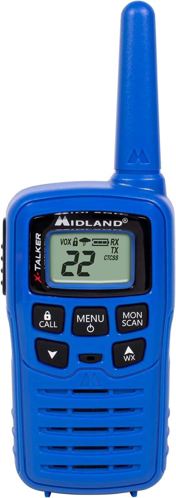 Midland – T10X3M X-Talker Two Way Radio – Water Resistant – NOAA Weather Alert Radios – 20 Mile Range - Multi Color Three Pack