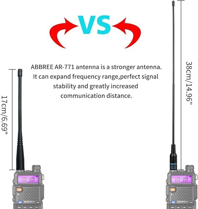 Baofeng UV-5R Ham Radio Handheld Rechargeable Two Way Radios Long Range Portable Radio with Speaker Microphone Programming Cable,2pack