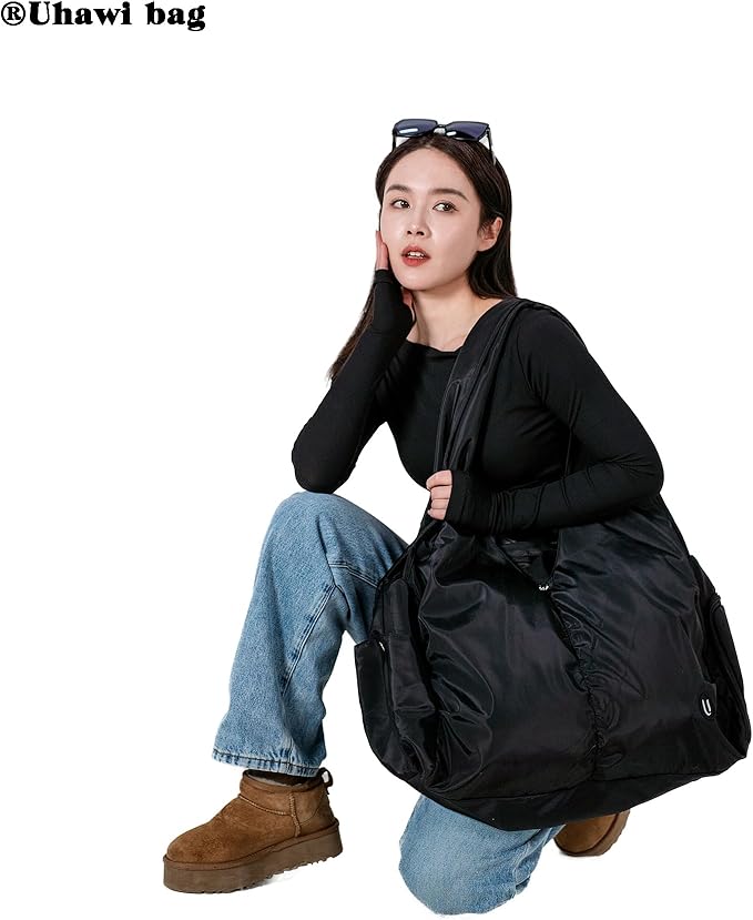 Gym bag with yoga mat holder Gym Bags for Women yoga bag with Shoes Compartment and Wet Dry Storage Pockets with Adjustable yoga mat holder (black)