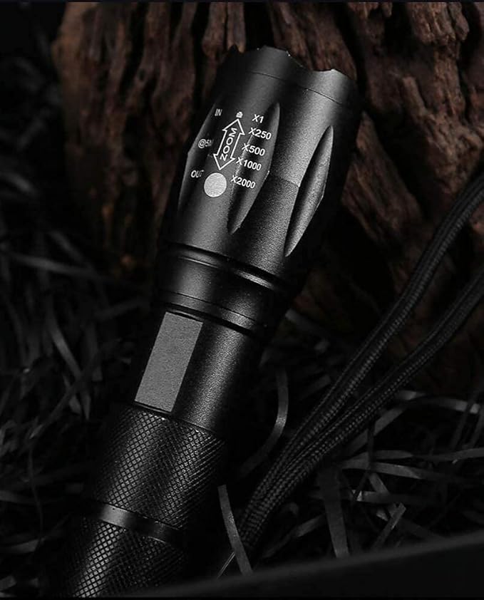 6PCS LED Flashlights, 10000 High Lumens Tactical Flashlight, 5 Modes, Waterproof Super Bright Flashlights for Emergencies, Camping, Hiking
