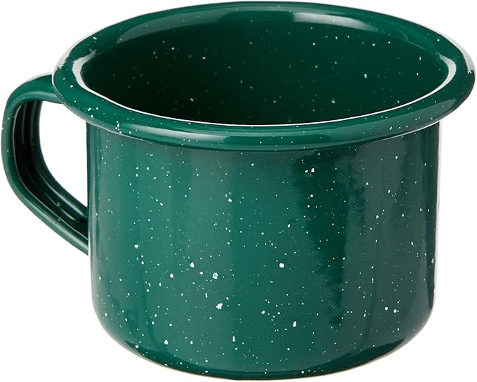 GSI Enameled Steel Outdoors 4 fl. oz. Cup, Green