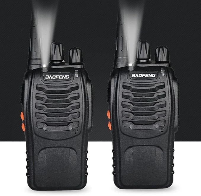 BAOFENG BF-888S Radio Handheld Two Way Radio UHF Portable Walkie Talkies for Adults, Hiking Biking Camping (2 Pack)