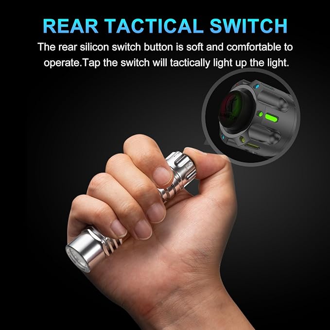 LUMINTOP Rechargeable LED Flashlights High Lumens, Ring King 1000 Lumen Super Bright Flashlight, 5 Modes, 180 Meters, Powerful Handheld Flash Light for Emergencies, Camping, Hiking