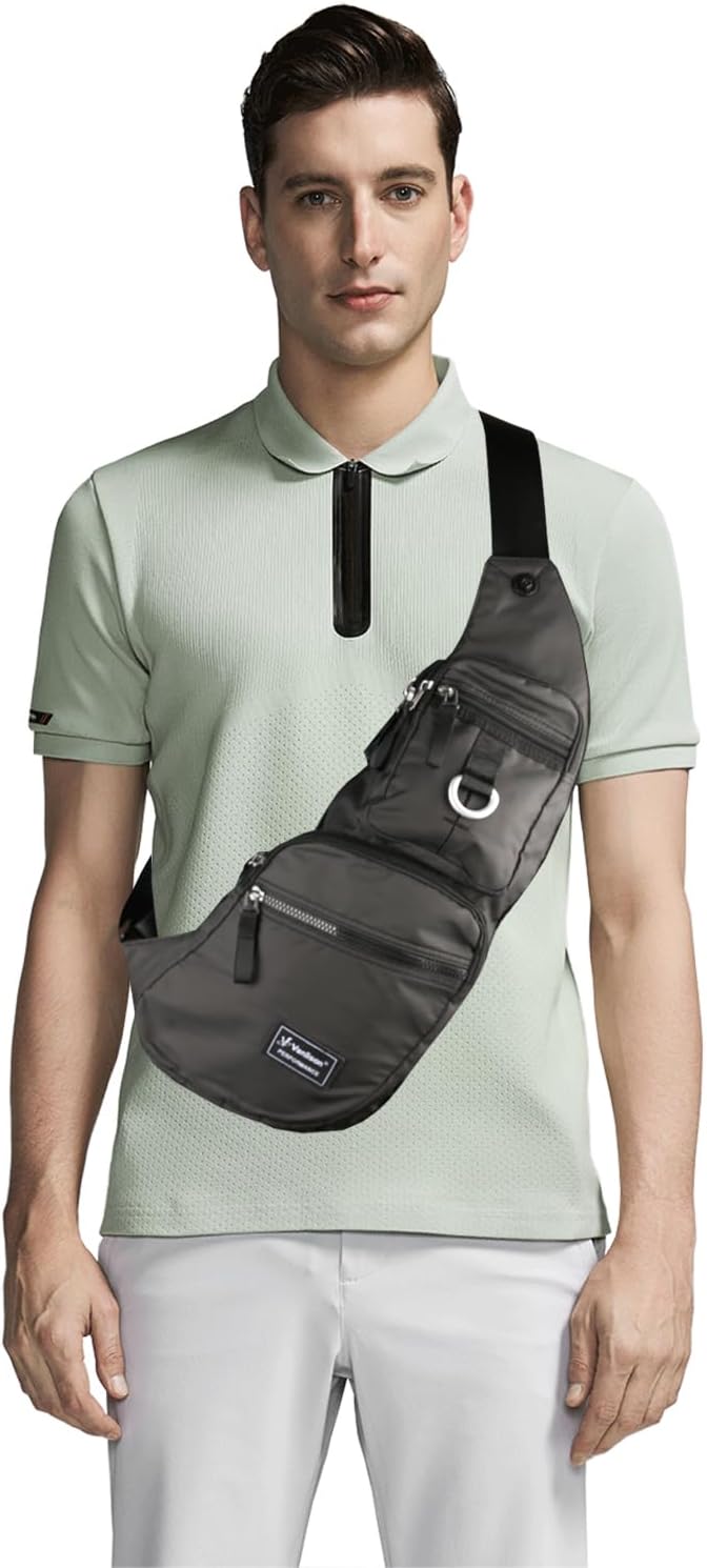 Nylon Sling Chest Bag Daypack Bicycle Travel Gym Backpack