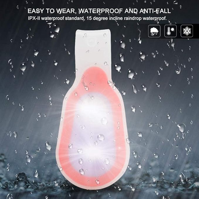 Nurse Accessories for Work,Night Light Nurse Nightshift Hand Free LED Flashlight Clip On to Clothing,Magnetic Flashlight for Walking Running Pets Outdoors Emergency(2 Extra Battery)