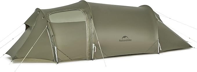 Naturehike Opalus 2/3 Person Tunnel Tent, Lightweight Backpacking Tent with Vestibule, Double Wall 4 Season Tents for Camping