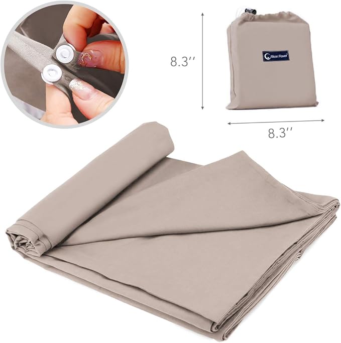 Sleeping Bag Liner Travel Camping Sheet, Lightweight Portable Sleeping Sheets for Outdoor Travel Backpacking Hiking Picnics Hotels