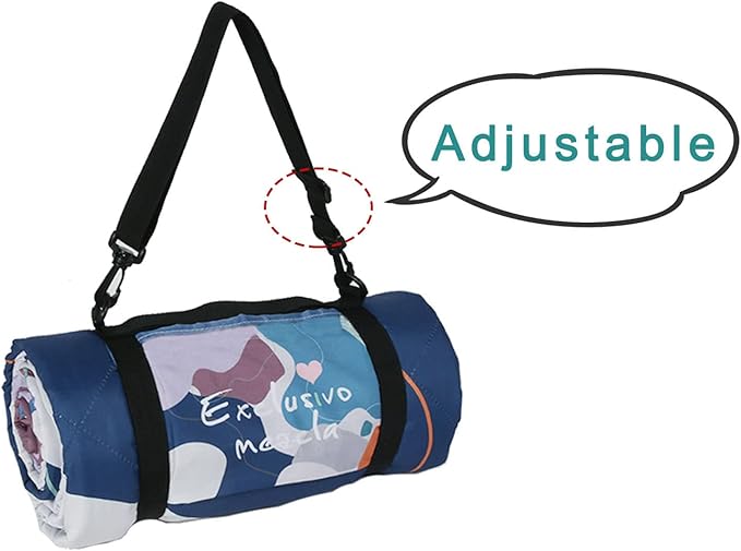 Exclusivo Mezcla Waterproof Picnic Blankets 3-Layer 60x80 Inches Large Sandproof Beach Blanket Foldable Outdoor Blanket for Camping on Grass Picnic Mat