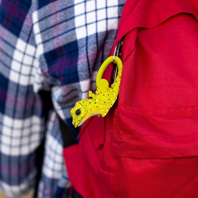 Big Discoveries LifeLight Animal Carabiner Flashlight – Fun Mini Animal Keychain Flash Lights for Kids, Adults, Nurses, Camping