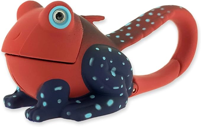 Big Discoveries LifeLight Animal Carabiner Flashlight – Fun Mini Animal Keychain Flash Lights for Kids, Adults, Nurses, Camping