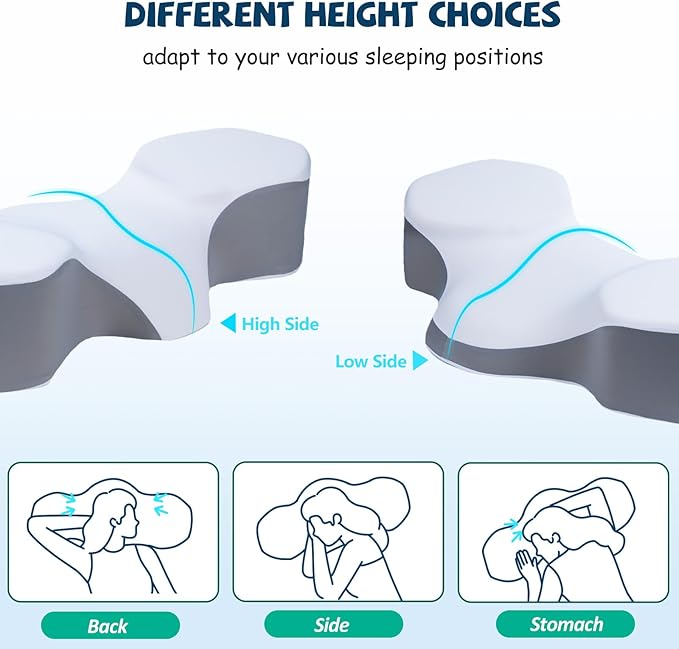 Camping Pillow Memory Foam Travel Pillow with Travel Storage Bag, Camping Accessories Portable Pillow Lightweight Backpacking Pillow, Breathable Cerviacal Neck Pillow for Sleeping