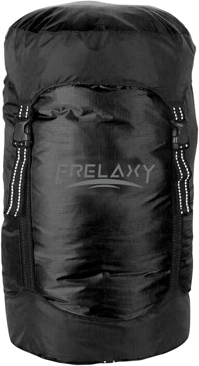 Frelaxy Compression Sack, 40% More Storage! 11L/18L/30L/45L/52L Compression Stuff Sack, Water-Resistant & Ultralight Sleeping Bag Stuff Sack - Space Saving Gear for Camping, Hiking