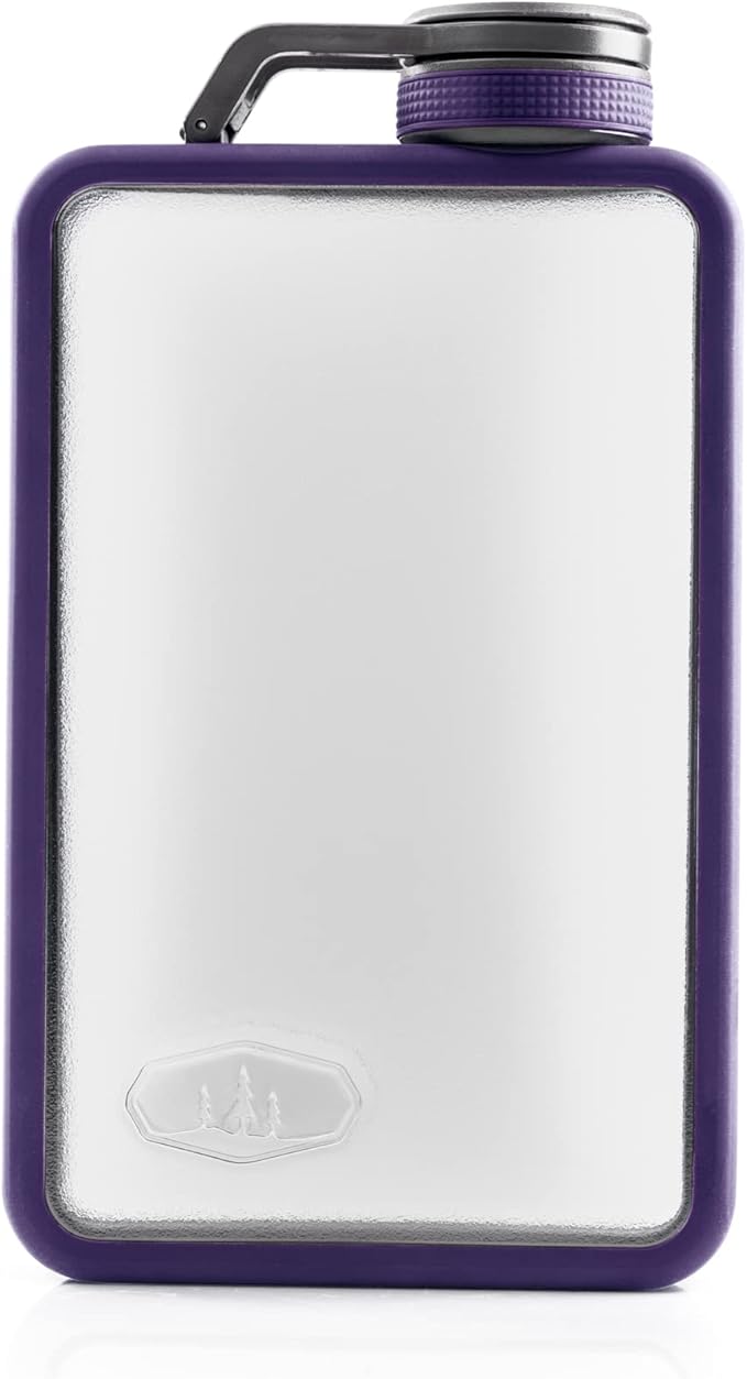 GSI Outdoors 79342 Boulder Flask 6 Oz Purple