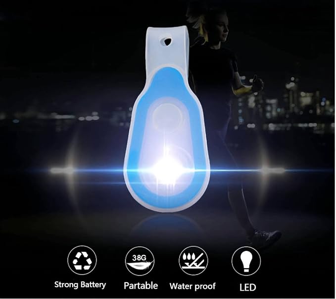 Night Light for Nurse, Hands Free Flashlight,Nurse Light Clip,Magnetic Flashlight for Walking Running Pets Outdoors Emergency (4 Pack)