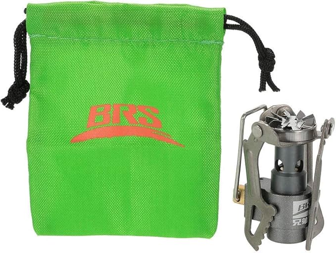 BRS Outdoor BRS-3000T Ultra-Light Titanium Alloy Miniature Portable Picnic Camping Gas Cooking Stove Portable Ultralight Burner 25gram
