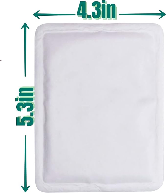 Heat Patches for Pain Relief - 30 Pack Adhesive Heat for Targeted Pain Relief, Up to 12 Hours of Safe and Continuous Heat. Relief of Back, Shoulder, Waist Pain. Ideal for Outdoors and Travel