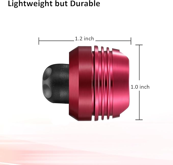 RAHAN Rechargeable Headlights for Croc 2pcs,Flashlights Attachment for Crocs, LED Shoes Light with 3 Light Modes for Dog Walking, Camping, Running, Suitable for Adults Kids, Red