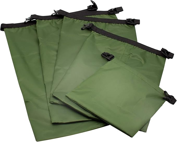 TRENDBOX Roll Top Waterproof Dry Bag Kit Storage Compression Bag Sack Poch Packing Organizers Water Resistant Camping Travel