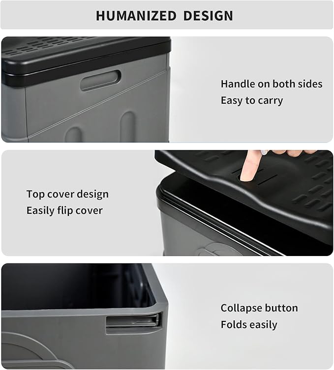Xl Portable Toilet,Upgrade Portable Toilet for Adults Camping,Tall Camping Toilets Portable for Home/Camping/Boat/Hiking/Long Trips/Beach