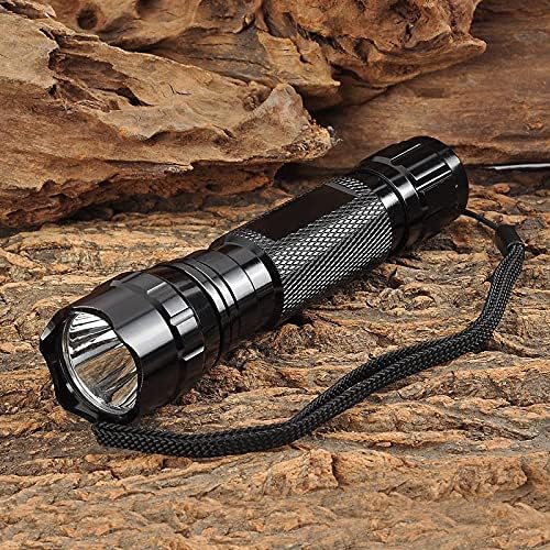 Tactical Flashlight Super Bright,150000 Lumens 1 Mode Light with Rail Mount Quick Release & Remote Pressure Switch LED Flashlights Torch for Outdoor Camping Hunting
