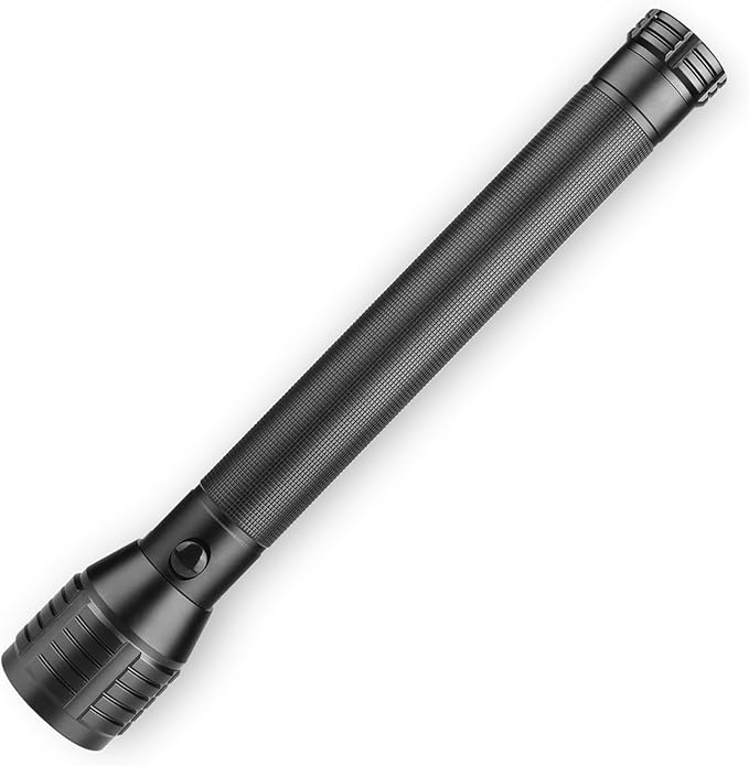 4 D-Cell Flashlight Battery Powered(Batteries not Included), 3 Modes & Zoomable, Ultra Bright Big Flashlights