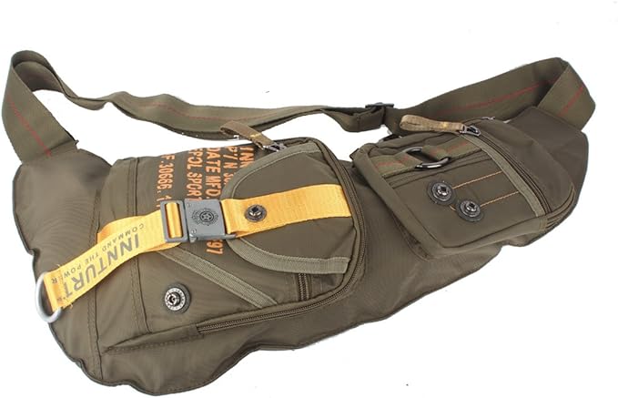 Nylon Sling Chest Bag Daypack Bicycle Travel Gym Backpack