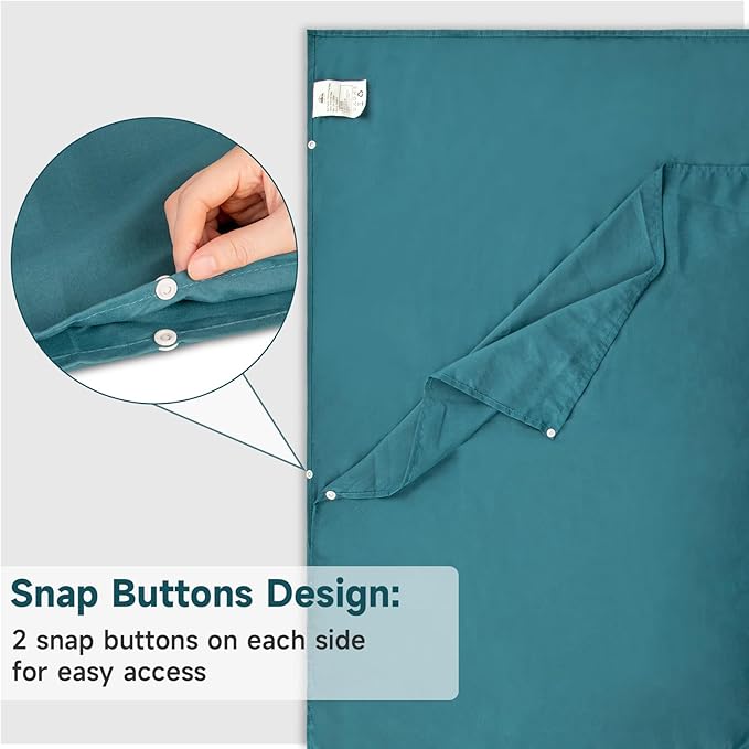 Sleeping Bag Liner,Travel Sheets & Adult Sleep Sack for Backpacking,Hotels & Hostels,Lightweight Single Camping Sleeping Bag Liners for Travel