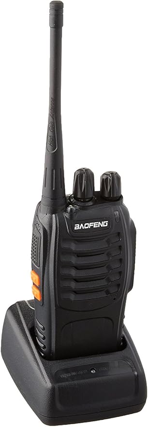 BaoFeng 1PCs 888S Walkie Talkies 1500mAh Rechargeable Battery 3 Miles Long Range with Earphone LED Flashlight