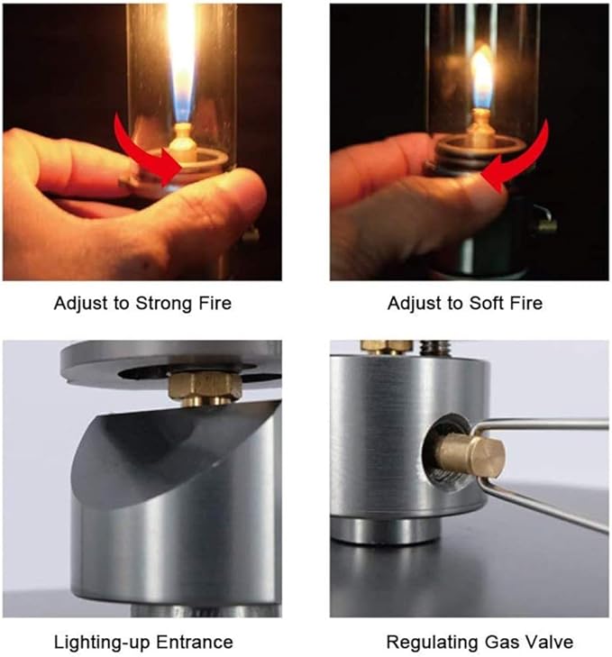 JOTOUCH Dreamlike Candle lamp Portable Outdoor Camping Light Gas Lighting Camping lamp Tent Gas Camping lamp