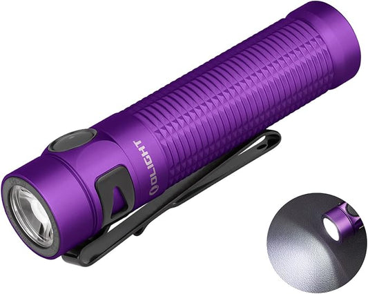 OLIGHT Baton3 Pro 1500 Lumens EDC Rechargeable Flashlights with MCC3, Compact Pocket Flashlight with L-Shape Stand and High Performance LED for Camping and Emergency(Cool White Light: 5700~6700K)