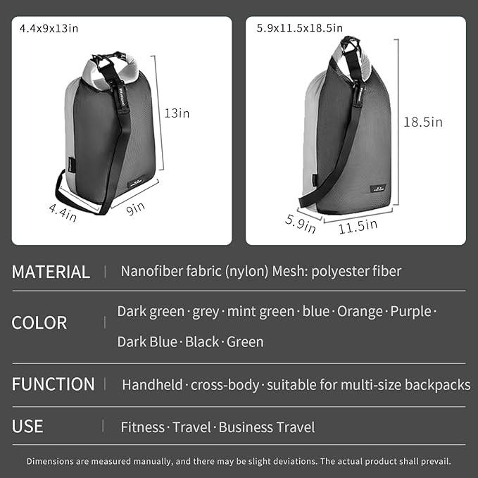 Waterproof dry sack Lightweight Dry Bag Soft and comfortable stuff sacks for backpacking Rafting Boating Camping (Dark bule, 4L 8L)