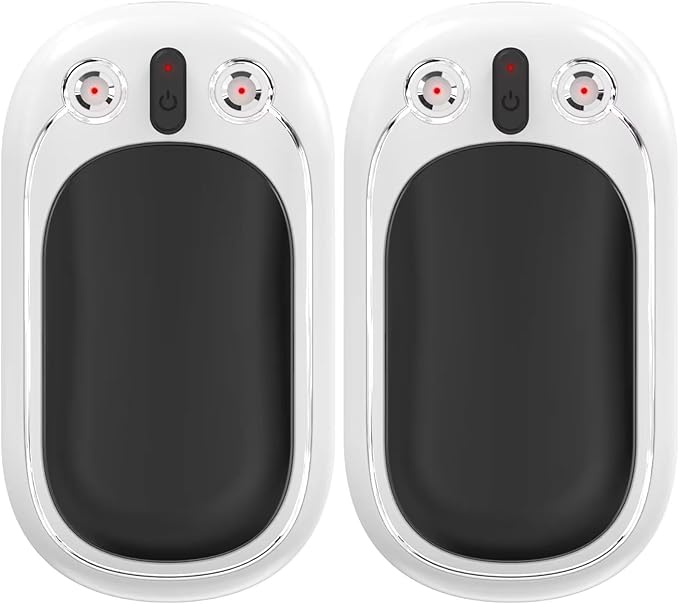 Hand Warmers Rechargeable, SECHKISS 2-Pack 5000mAh Reusable Portable Hand Warmer, 2 in 1 Electric Pocket Warmer Great for Outdoor, Hunting, Golf, Camping, Warm Gifts for Women Men…