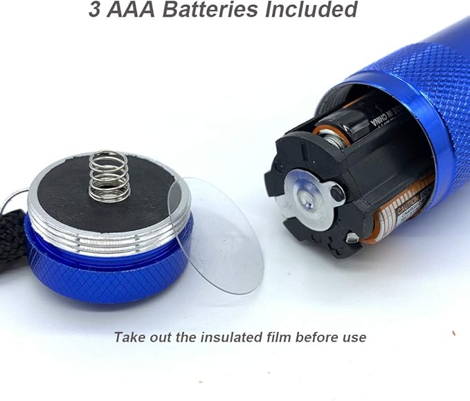 Mini LED Flashlight 6-Pack with 18 AAA Batteries, Super Bright 100 LM Mini Flashlights Colors Assorted - Best Mini Gifts for Kids, Men, Women