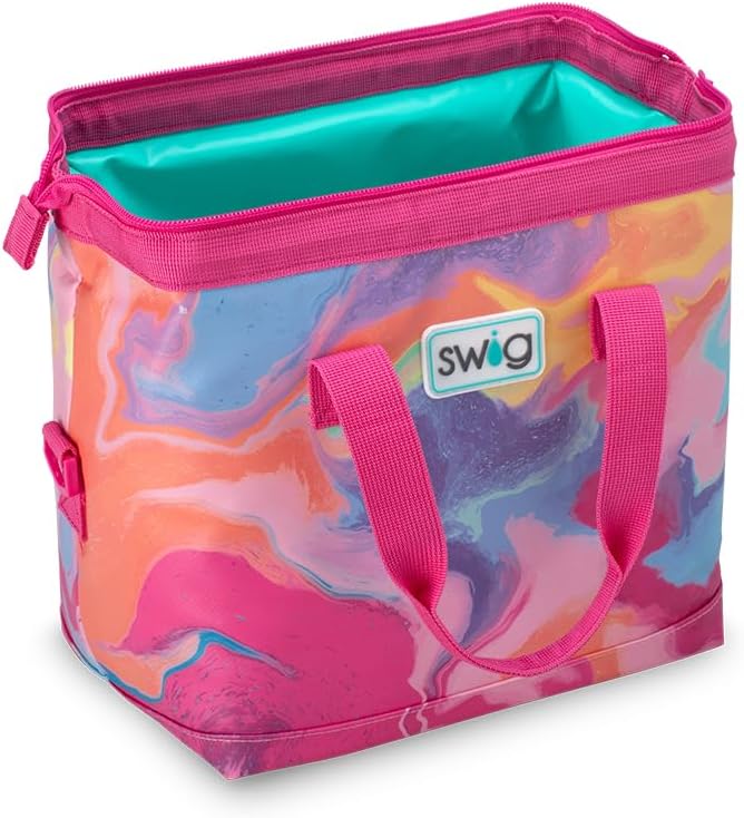 Swig Life Packi 12 Cooler Bag, Heavy-Duty, Lightweight, Insulated Cooler or Large Lunch Bag with Handle, External Pocket, & Shoulder Strap