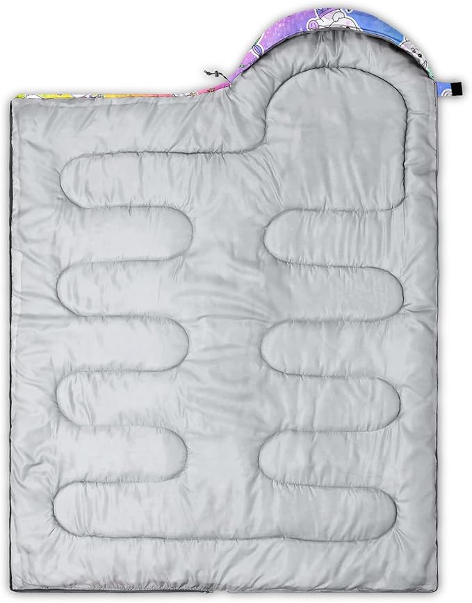 Camping Sleeping Bags,Mermaid Horse Butterfly Starry Sky 3 Season Warm & Cool Weather,Lightweight,Waterproof Sleeping Bags for Adults & Kids,Traveling,and Outdoors,Camping Gear Equipment