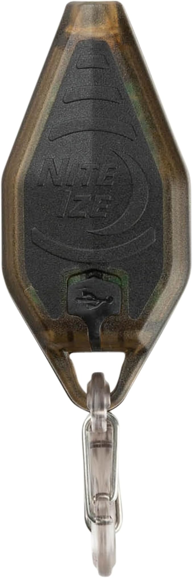 Nite Ize Radiant Rechargeable Microlight - Rechargeable Keychain Flashlight with LED Light - Microlight for Travel, Camping, Car Key Keychain & House Key Keychain - 12 Lumen Light