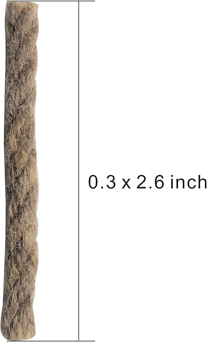 Emergency Fire Starter Magnesium 6 Bags Wax Infused Jute Rope Ferro Rod Striker Saw Wire for Camping Hiking Bushcraft Hurricane + Tin Container