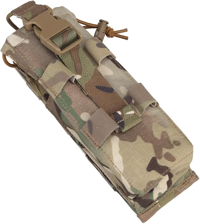Drop-Down Radio Pouch Molle Tactical Belt Vest Radio Holster 500D Nylon Walkie Talkie Bag for PRC 148 152