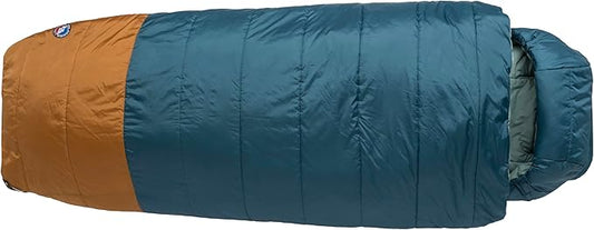 Big Agnes Echo Park Sleeping Bag - Extra Roomy Deluxe Comfort, 0°/25°/35° - Padlok Sleep System for Sleeping Pad Attachment