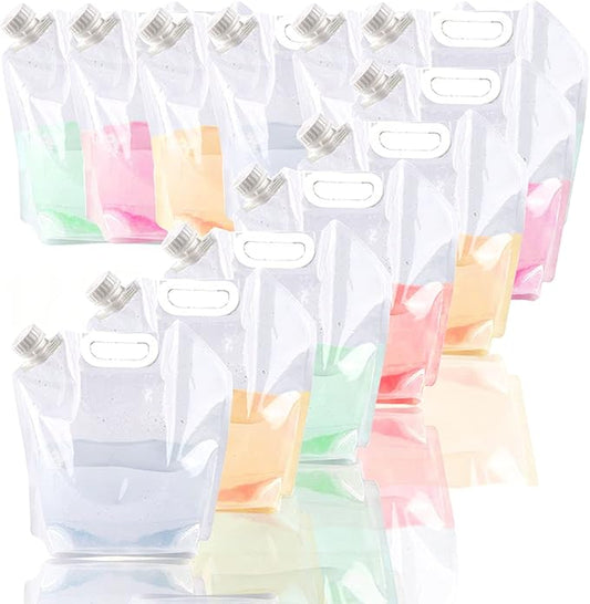 SUPANT Collapsible Emergency Water Jug Container Bag, Freezable, BPA Free Plastic Water Carrier Tank, Outdoor Folding Water Bag for Sport Camping Riding Mountaineer Backoacking, Food Grade