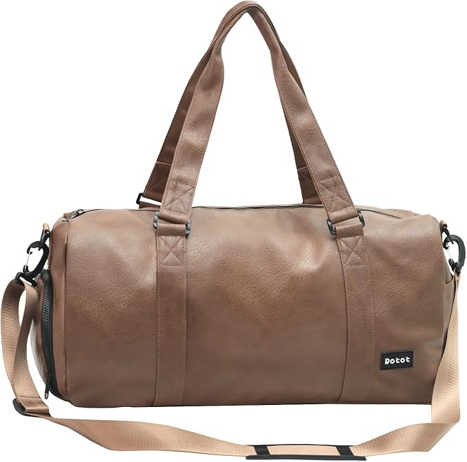 ROTOT Gym Duffel Bag, Gym Bag with Waterproof Shoe Pouch, Weekend Travel Bag with a Water-resistant Insulated Pocket
